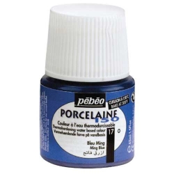 Pebeo - Pebeo Porcelaine 150 Fırınlanabilir Porselen Boyası 17 Ming Blue