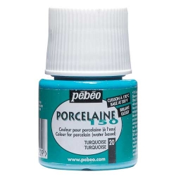 Pebeo - Pebeo Porcelaine 150 Fırınlanabilir Porselen Boyası 20 Turquoise