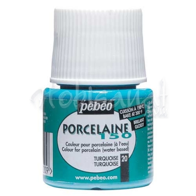 Pebeo Porcelaine 150 Fırınlanabilir Porselen Boyası 20 Turquoise