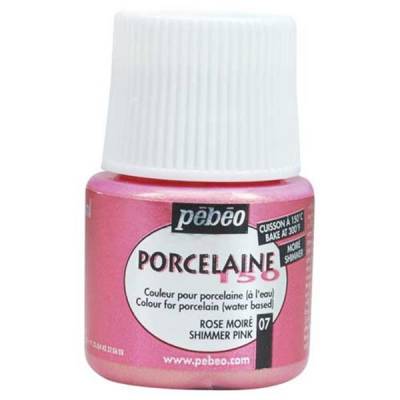 Pebeo Porcelaine 150 Fırınlanabilir Boya 107 Shimmer Pink