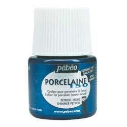 Pebeo - Pebeo Porcelaine 150 Fırınlanabilir Boya 109 Shimmer Petrole