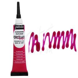 Pebeo - Pebeo Porcelaine 150 Fırınlanabilir Kontür 20ml 03 Tourmaline