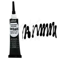 Pebeo - Pebeo Porcelaine 150 Fırınlanabilir Kontür 20ml 06 Anthracite