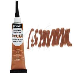 Pebeo - Pebeo Porcelaine 150 Fırınlanabilir Kontür 20ml 09 Copper