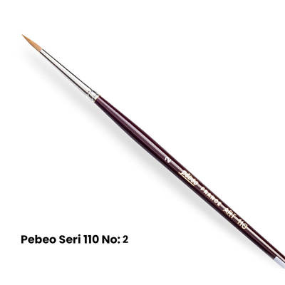 Pebeo 110 Seri Samur Sulu Boya Fırçası No 2