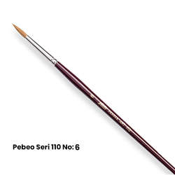 Pebeo - Pebeo 110 Seri Samur Sulu Boya Fırçası No 6