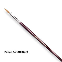 Pebeo - Pebeo 110 Seri Samur Sulu Boya Fırçası No 9