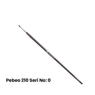 Pebeo 210 Seri Samur Düz Kesik Uçlu Fırça No 0