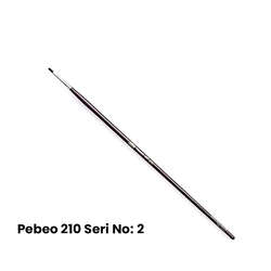 Pebeo - Pebeo 210 Seri Samur Düz Kesik Uçlu Fırça No 2