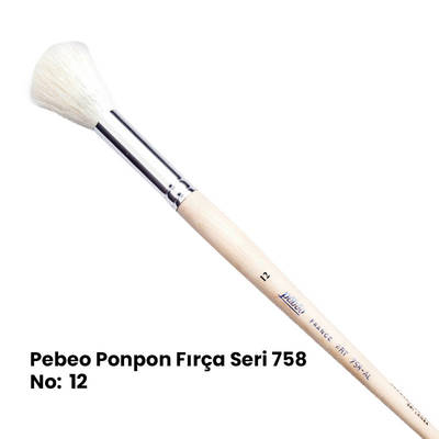 Pebeo 758 Seri Ponpon Fırça No 12