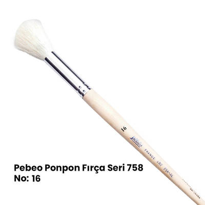 Pebeo 758 Seri Ponpon Fırça No 16