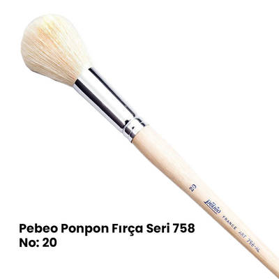 Pebeo 758 Seri Ponpon Fırça No 20