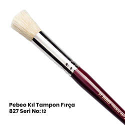 Pebeo - Pebeo 827 Seri Kıl Tampon Fırça No 12