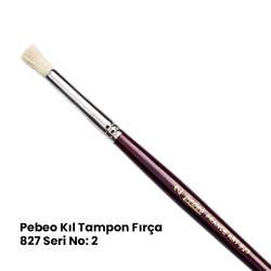 Pebeo - Pebeo 827 Seri Kıl Tampon Fırça No 2