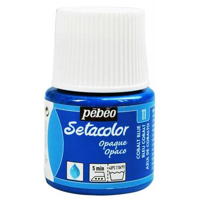 Pebeo Setacolor Opak Kumaş Boyası 11 Cobalt Blue