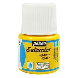 Pebeo - Pebeo Setacolor Opak Kumaş Boyası 13 Butter Cup