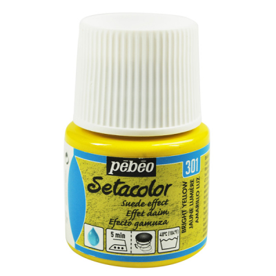 Pebeo Setacolor Suede Effect Kumaş Boyası Bright Yellow 301