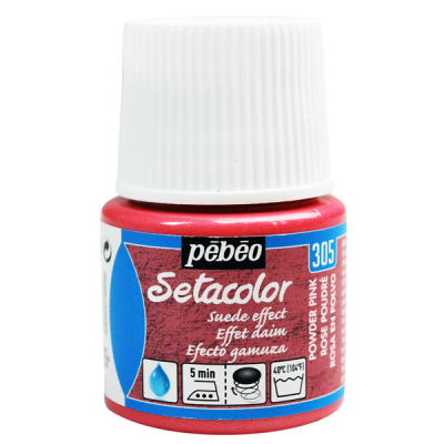 Pebeo Setacolor Suede Effect Kumaş Boyası Powder Pink 305