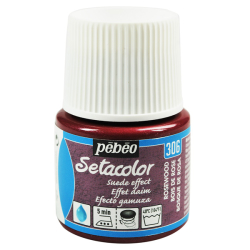 Pebeo - Pebeo Setacolor Suede Effect Kumaş Boyası Rosewood 306