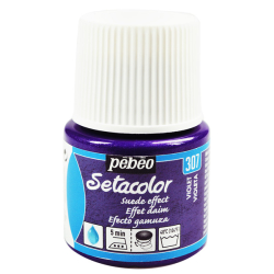 Pebeo - Pebeo Setacolor Suede Effect Kumaş Boyası Violet 307