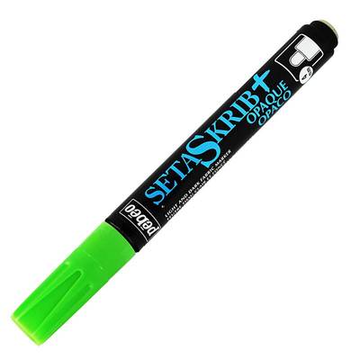 Pebeo Setaskrib Plus Kumaş Kalemi Opak 4mm 08 Bright Green