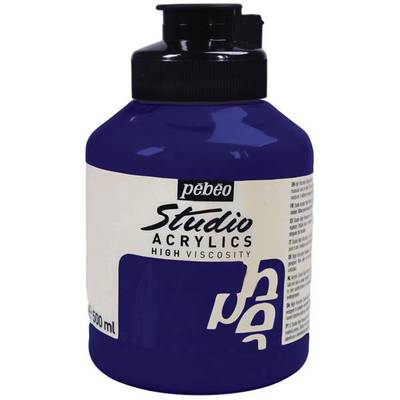 Pebeo Studio Akrilik Boya 500ml No:15 Dark Ultramarine Blue