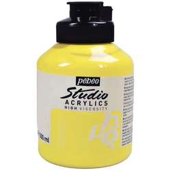 Pebeo - Pebeo Studio Akrilik Boya 500ml No:22 Lemon Cadmium Yellow