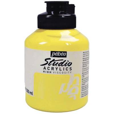 Pebeo Studio Akrilik Boya 500ml No:22 Lemon Cadmium Yellow