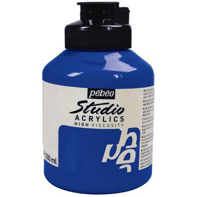 Pebeo Studio Akrilik Boya 500ml No:25 Light Ultramarine Blue