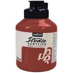 Pebeo - Pebeo Studio Akrilik Boya 500ml No:38 Burnt Sienna