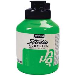 Pebeo - Pebeo Studio Akrilik Boya 500ml No:43 Cadmium Green