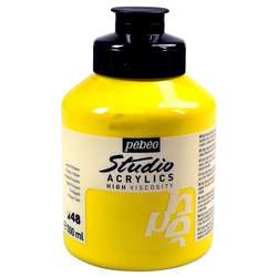 Pebeo - Pebeo Studio Akrilik Boya 500ml No:48 Primary Yellow