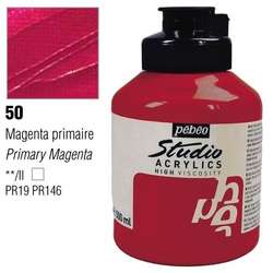 Pebeo - Pebeo Studio Akrilik Boya 500ml No:50 Primary Magenta