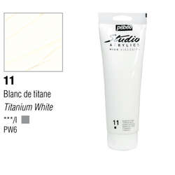 Pebeo - Pebeo Studio Akrilik Boya 11 Titanium White 100ml