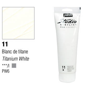 Pebeo Studio Akrilik Boya 11 Titanium White 100ml