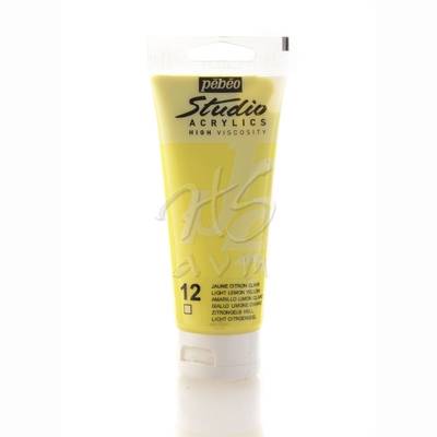 Pebeo Studio Akrilik Boya 12 J C C Light Lemon Yellow 100ml