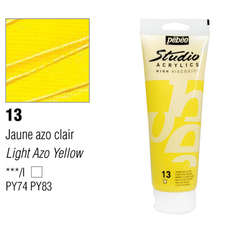 Pebeo - Pebeo Studio Akrilik Boya 13 Light Azo Yellow 100ml