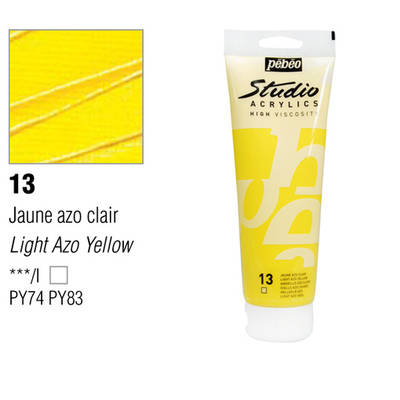 Pebeo Studio Akrilik Boya 13 Light Azo Yellow 100ml