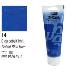 Pebeo - Pebeo Studio Akrilik Boya 14 Cobalt Blue Hue 100ml