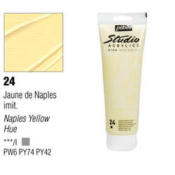 Pebeo - Pebeo Studio Akrilik Boya 24 Naples Yellow Hue 100ml