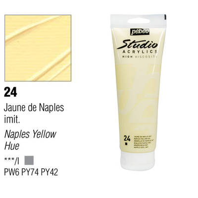 Pebeo Studio Akrilik Boya 24 Naples Yellow Hue 100ml