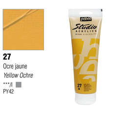 Pebeo - Pebeo Studio Akrilik Boya 27 Yellow Ochre 100ml