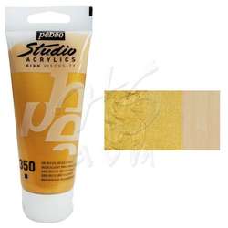 Pebeo - Pebeo Studio Akrilik Boya 350 Rich Gold 100ml