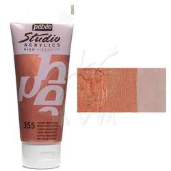 Pebeo - Pebeo Studio Akrilik Boya 355 Copper 100ml