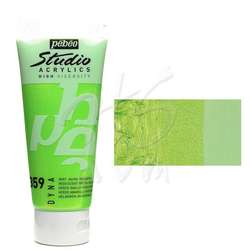 Pebeo - Pebeo Studio Akrilik Boya 359 İridescent Green Yellow 100ml