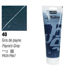 Pebeo - Pebeo Studio Akrilik Boya 40 Paynes Grey 100ml