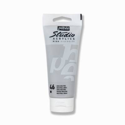 Pebeo Studio Akrilik Boya 46 Neutral Grey 100ml