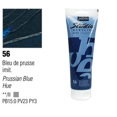 Pebeo Studio Akrilik Boya 56 Prussian Blue Hue 100ml