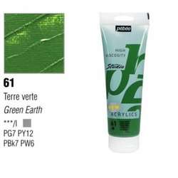 Pebeo - Pebeo Studio Akrilik Boya 61 Green Earth 100ml