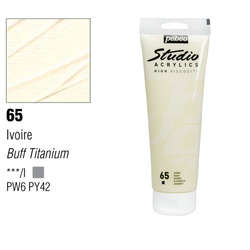 Pebeo - Pebeo Studio Akrilik Boya 65 İvoire Buff Titanium 100ml